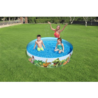 Produktbild för Bestway 55022, Pool med ram, 749 l, Rund, 2 År, PVC, Vinyl,...
