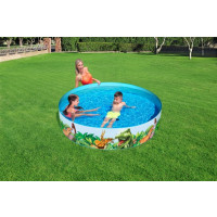 Produktbild för Bestway 55022, Pool med ram, 749 l, Rund, 2 År, PVC, Vinyl,...