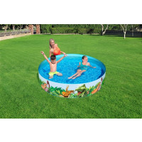 Produktbild för Bestway 55022, Pool med ram, 749 l, Rund, 2 År, PVC, Vinyl,...