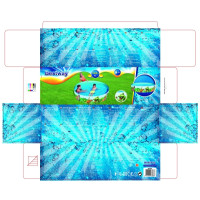 Produktbild för Bestway 55022, Pool med ram, 749 l, Rund, 2 År, PVC, Vinyl,...
