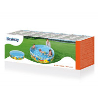 Produktbild för Bestway 55022, Pool med ram, 749 l, Rund, 2 År, PVC, Vinyl,...