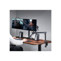 Produktbild för DELTACO GAMING monteringssats - låg profil - för mikrofon - premium, universal, streaming - svart