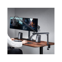 Produktbild för DELTACO GAMING monteringssats - låg profil - för mikrofon - premium, universal, streaming - svart