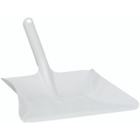 Produktbild för VIKAN Sopskopa, metall, 245 mm, vit Kraftig sopskyffel i met...
