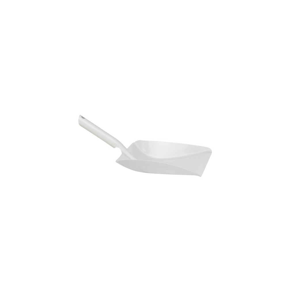 Produktbild för VIKAN Sopskopa, metall, 245 mm, vit Kraftig sopskyffel i met...