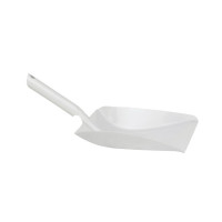 Produktbild för VIKAN Sopskopa, metall, 245 mm, vit Kraftig sopskyffel i met...