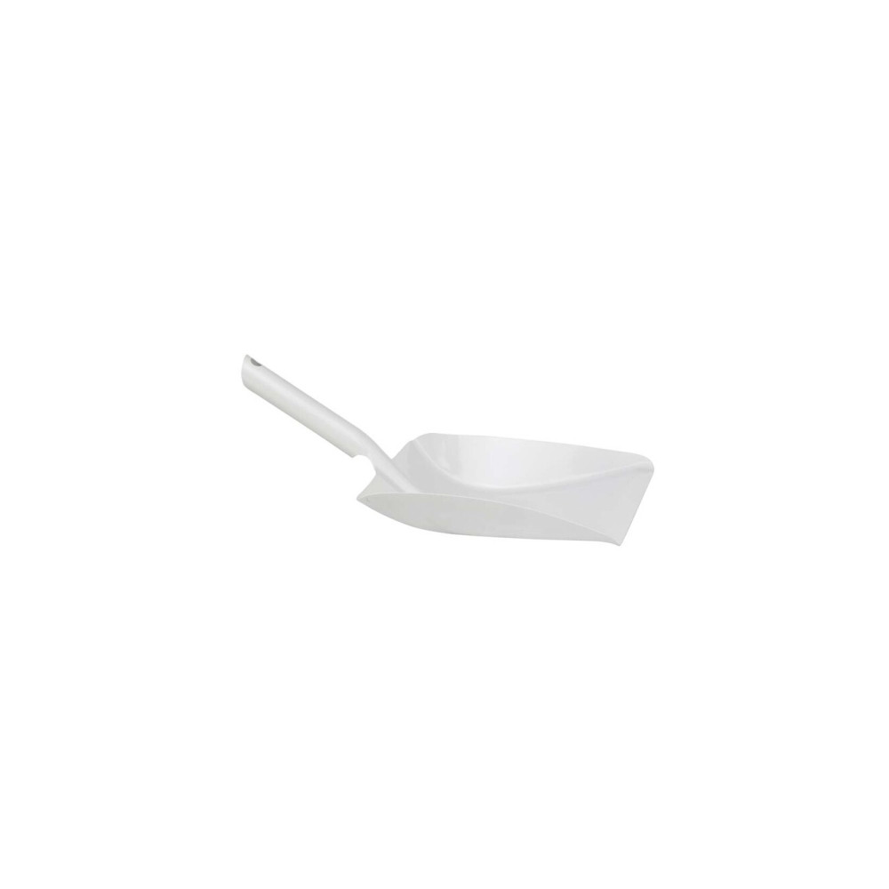 Produktbild för VIKAN Sopskopa, metall, 245 mm, vit Kraftig sopskyffel i met...