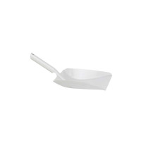 Produktbild för VIKAN Sopskopa, metall, 245 mm, vit Kraftig sopskyffel i met...