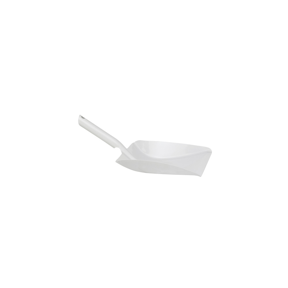 Produktbild för VIKAN Sopskopa, metall, 245 mm, vit Kraftig sopskyffel i met...