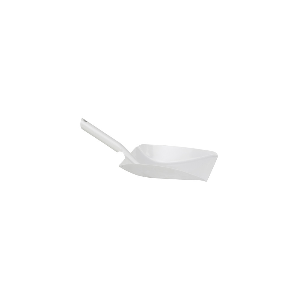 Produktbild för VIKAN Sopskopa, metall, 245 mm, vit Kraftig sopskyffel i met...