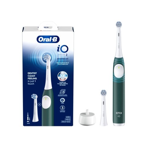 Oral-B Braun Oral-B iO Series 2 med resväska Forest Green eltandbor...