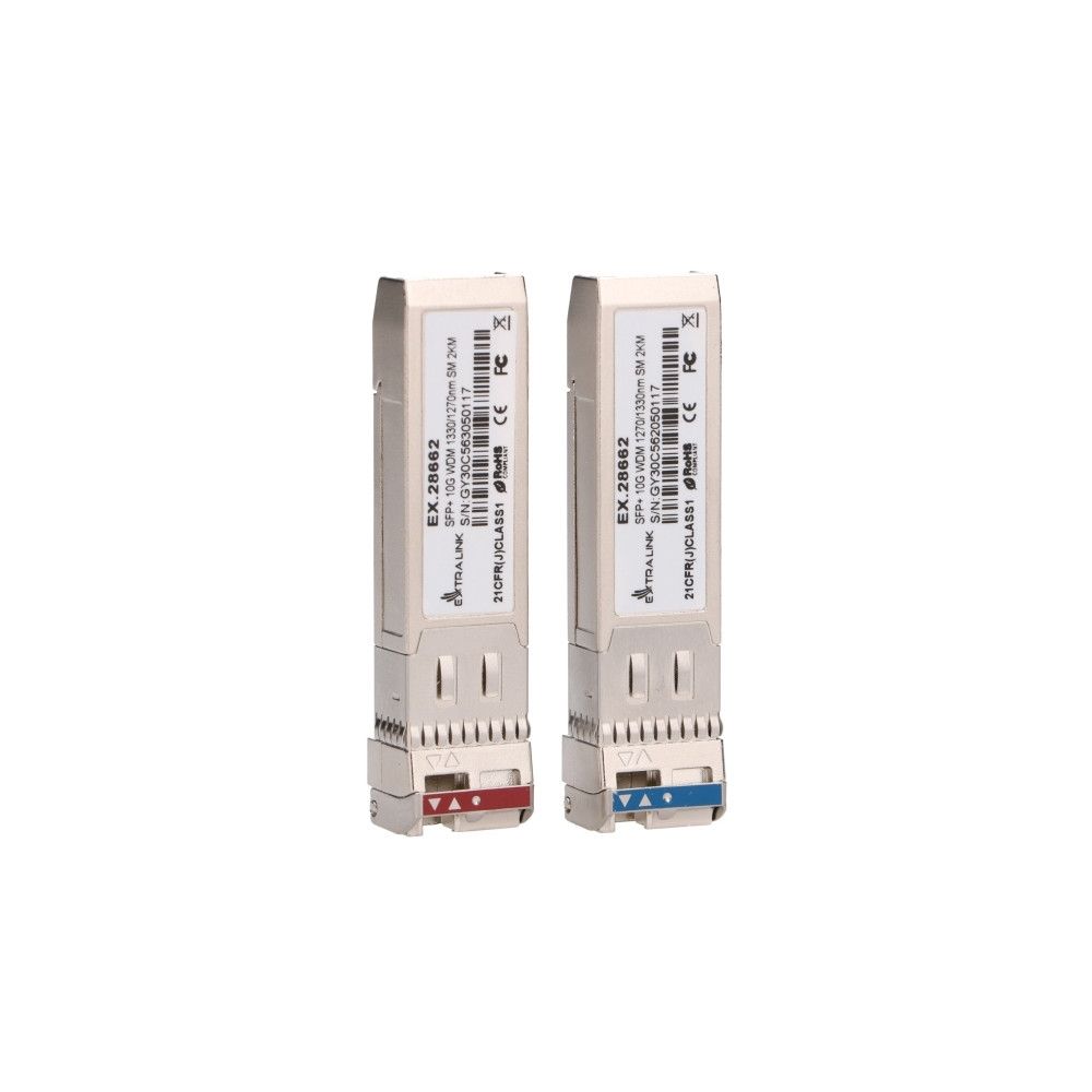 Produktbild för Extralink SFP+ 10G | SFP+ WDM-modul | 10 Gbps 1270/1330 nm,...