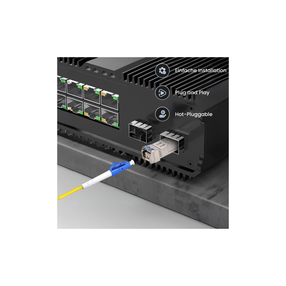 Produktbild för Extralink SFP+ 10G | SFP+ WDM-modul | 10 Gbps 1270/1330 nm,...