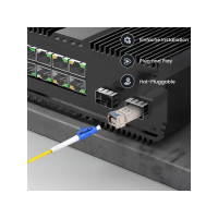 Produktbild för Extralink SFP+ 10G | SFP+ WDM-modul | 10 Gbps 1270/1330 nm,...