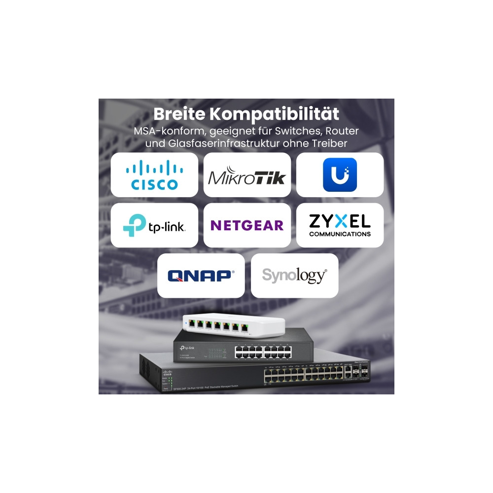 Produktbild för Extralink SFP+ 10G | SFP+ WDM-modul | 10 Gbps 1270/1330 nm,...