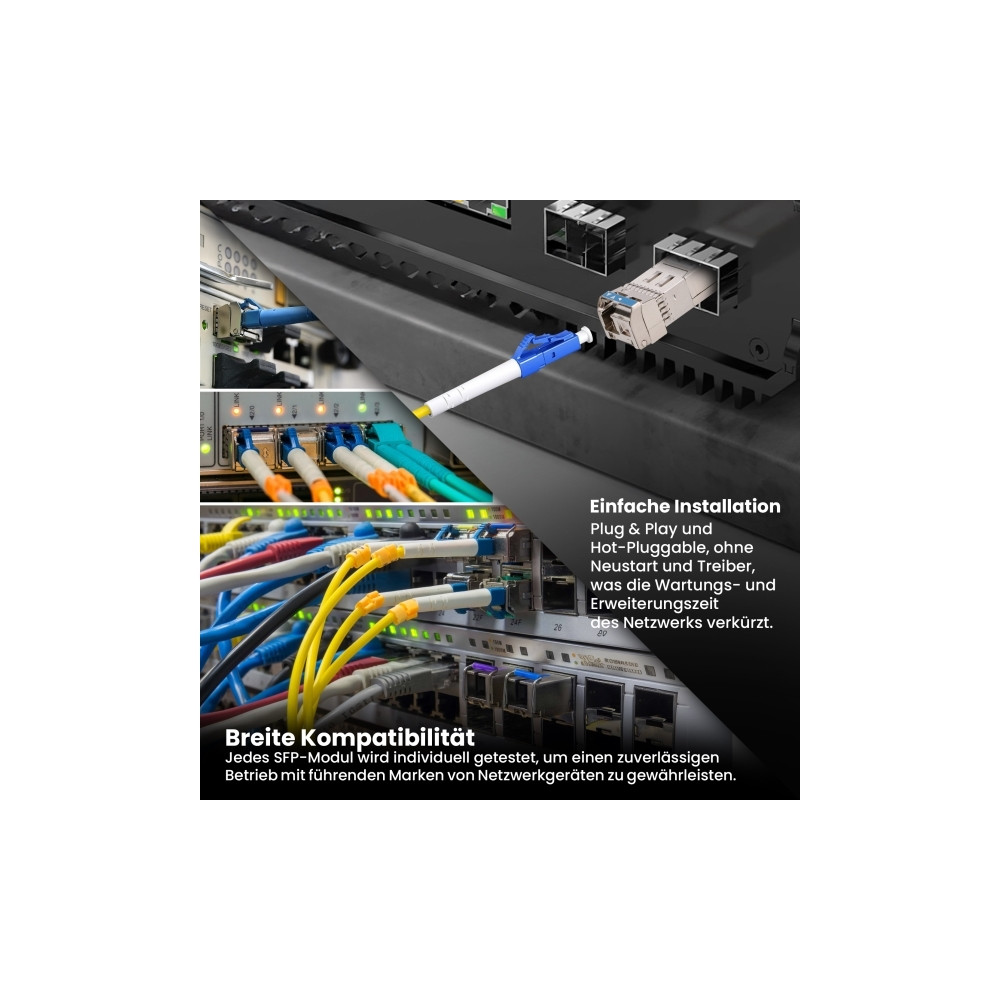 Produktbild för Extralink SFP+ 10G | SFP+ WDM-modul | 10 Gbps 1270/1330 nm,...