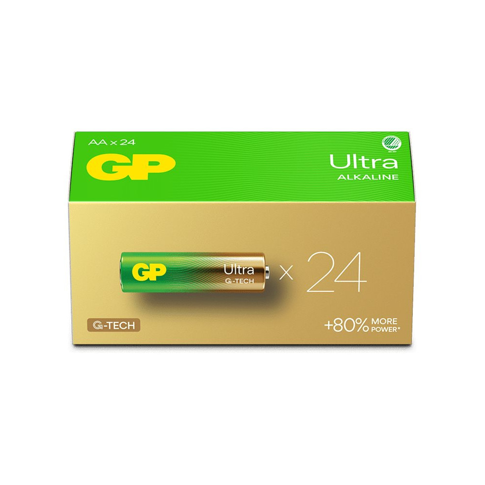Produktbild för GP Ultra batteri - 24 x AA-typ - alkaliskt