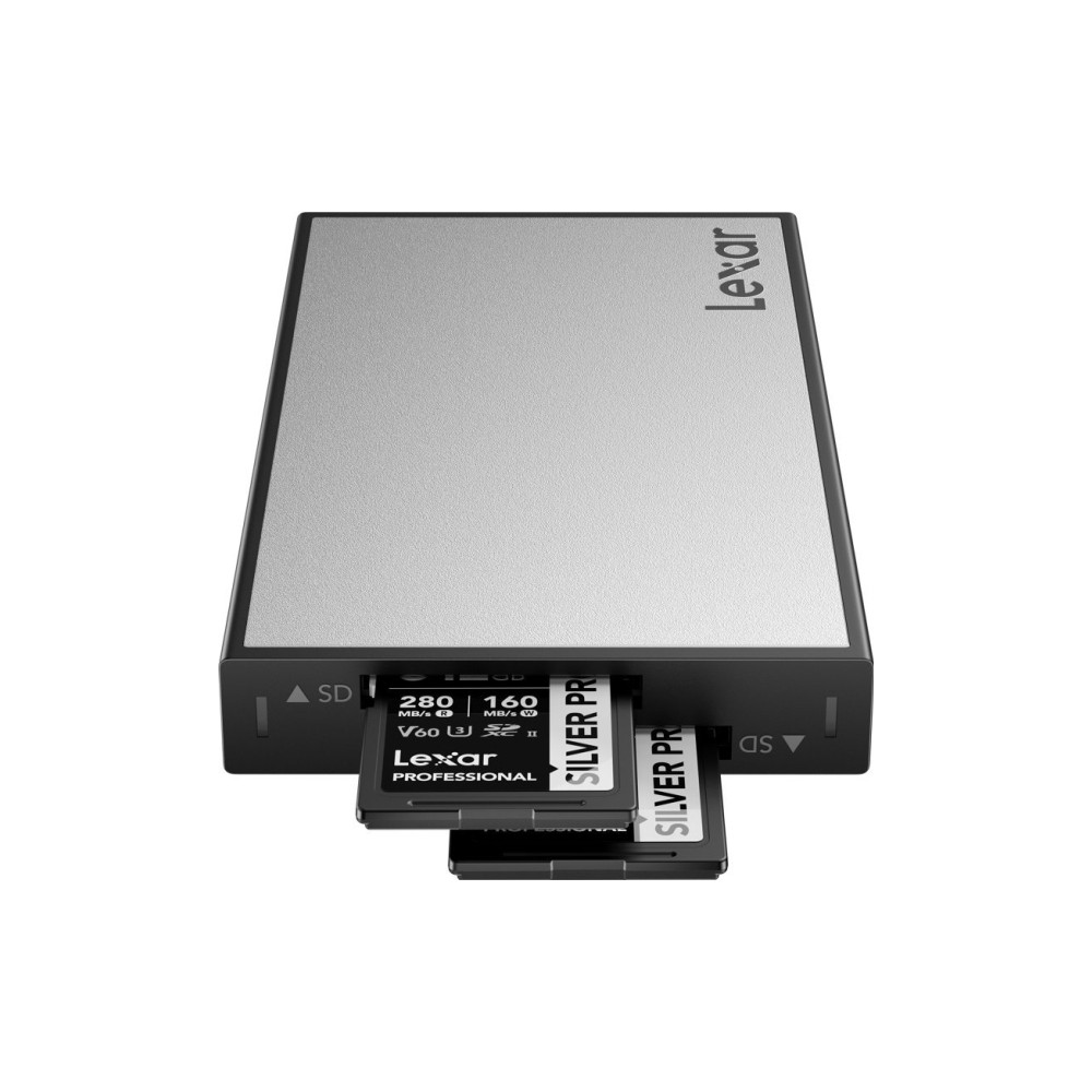 Produktbild för Lexar USB 3.2 Gen2 Professionellt arbetsflöde Dual SD UHS-II