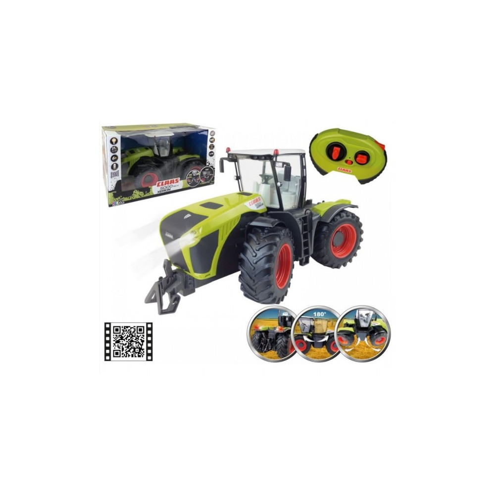 Produktbild för Happy People radiostyrd traktor Claas Xerion 5000 med rotera...