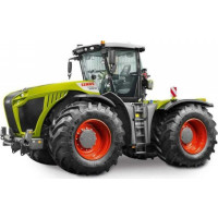 Produktbild för Happy People radiostyrd traktor Claas Xerion 5000 med rotera...