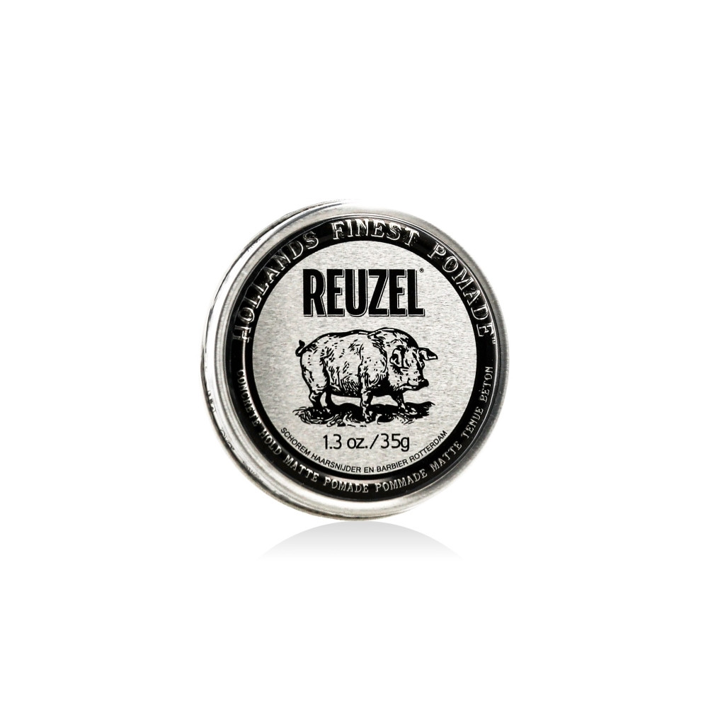 Produktbild för Reuzel Concrete Matte Pomade Strong All Day Hold Water Solub...