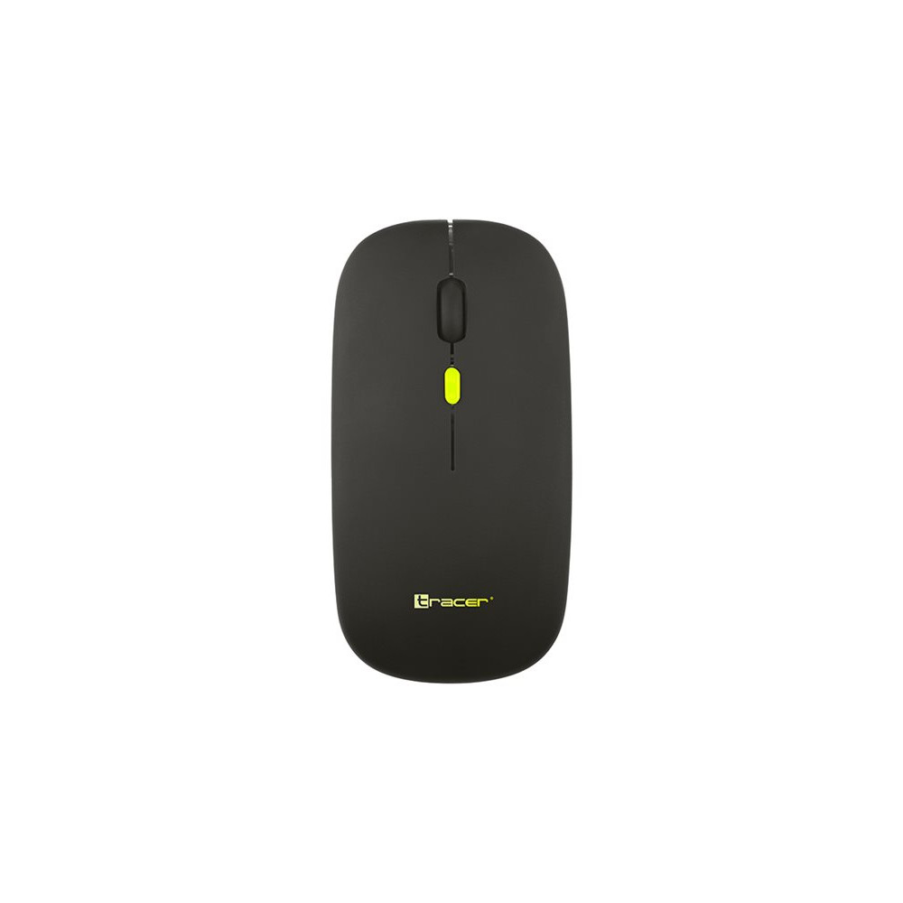 Produktbild för Tracer - mus - slank, uppladdningsbar - 2.4 GHz, Bluetooth - svart