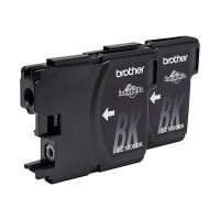 Produktbild för Brother LC1100BKBP2 - 2-pack - svart - original - bläckpatron