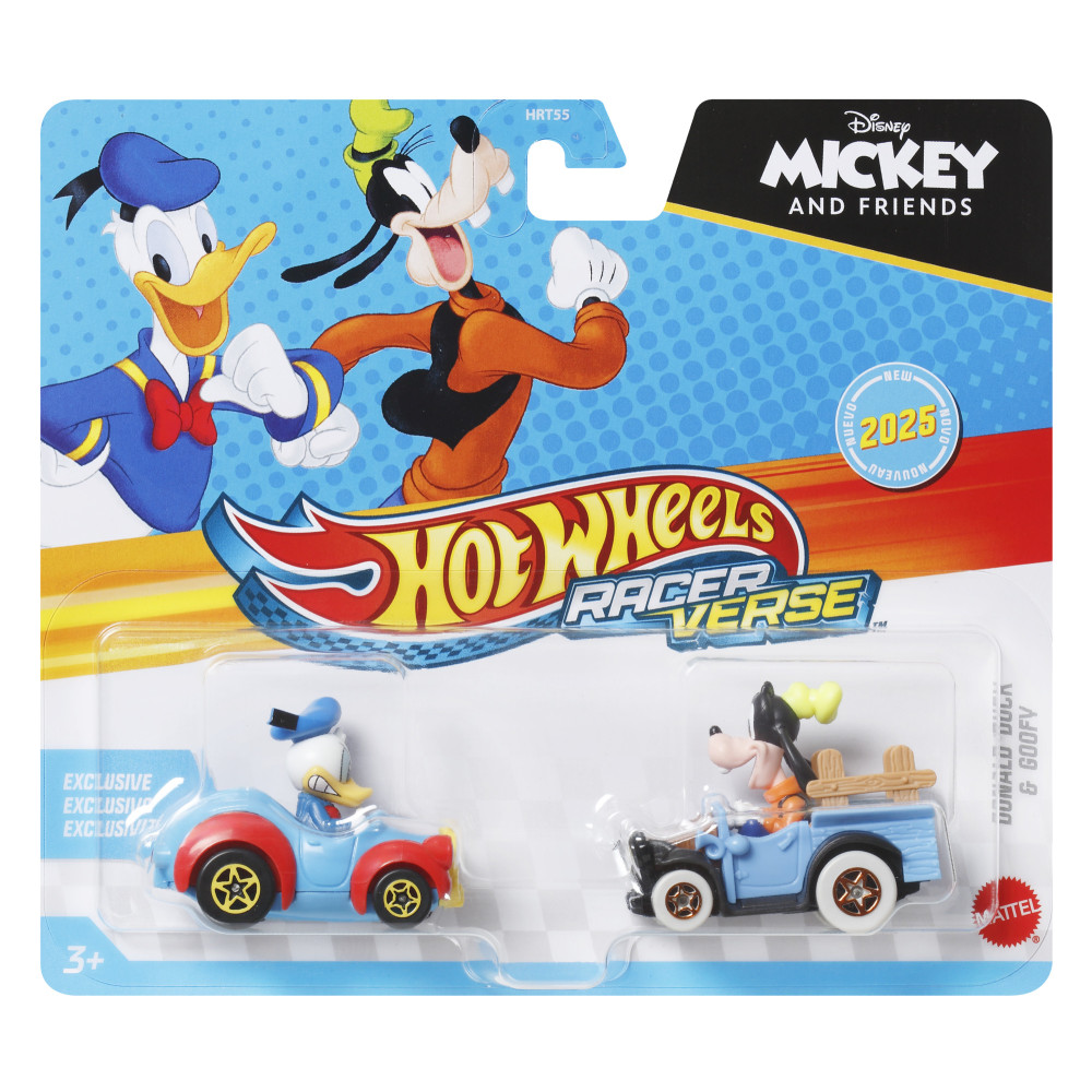 Produktbild för Hot W. RacerVerse Die-cast 1:64 2-pack Sort.