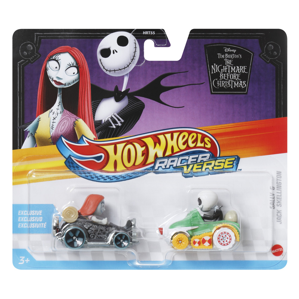 Produktbild för Hot W. RacerVerse Die-cast 1:64 2-pack Sort.