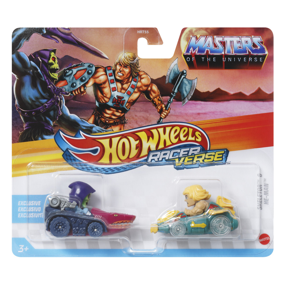Produktbild för Hot W. RacerVerse Die-cast 1:64 2-pack Sort.