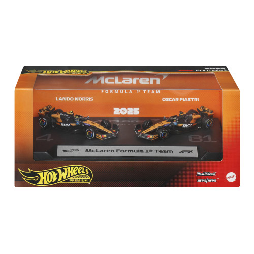 Hot Wheels Hot W. F-1 Racing Premium 2-Pk 1:64 McLaren