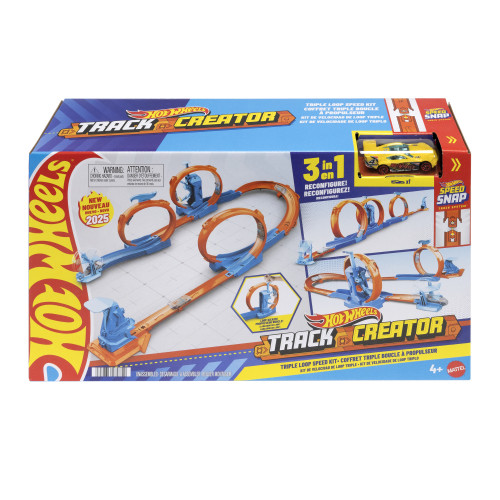 Hot Wheels HW Track Creator Triple Loop Frenzy
