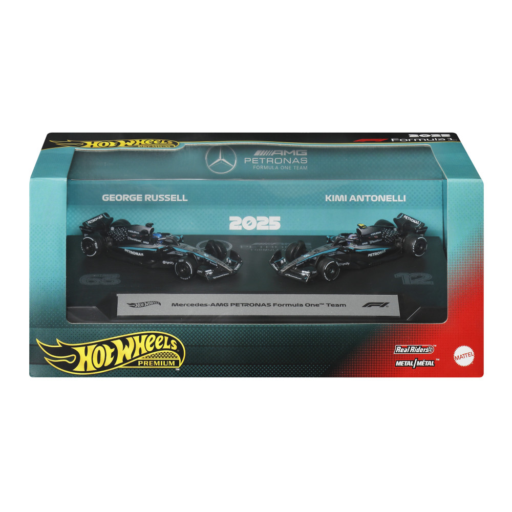 Produktbild för Hot W. F-1 Racing Premium 2-Pk 1:64 Asst