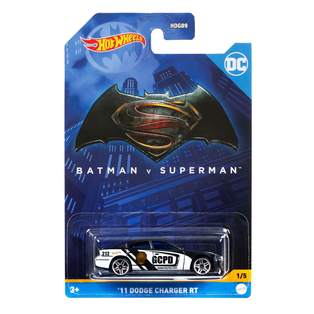 Produktbild för Hot Wheels tema Batman sort.