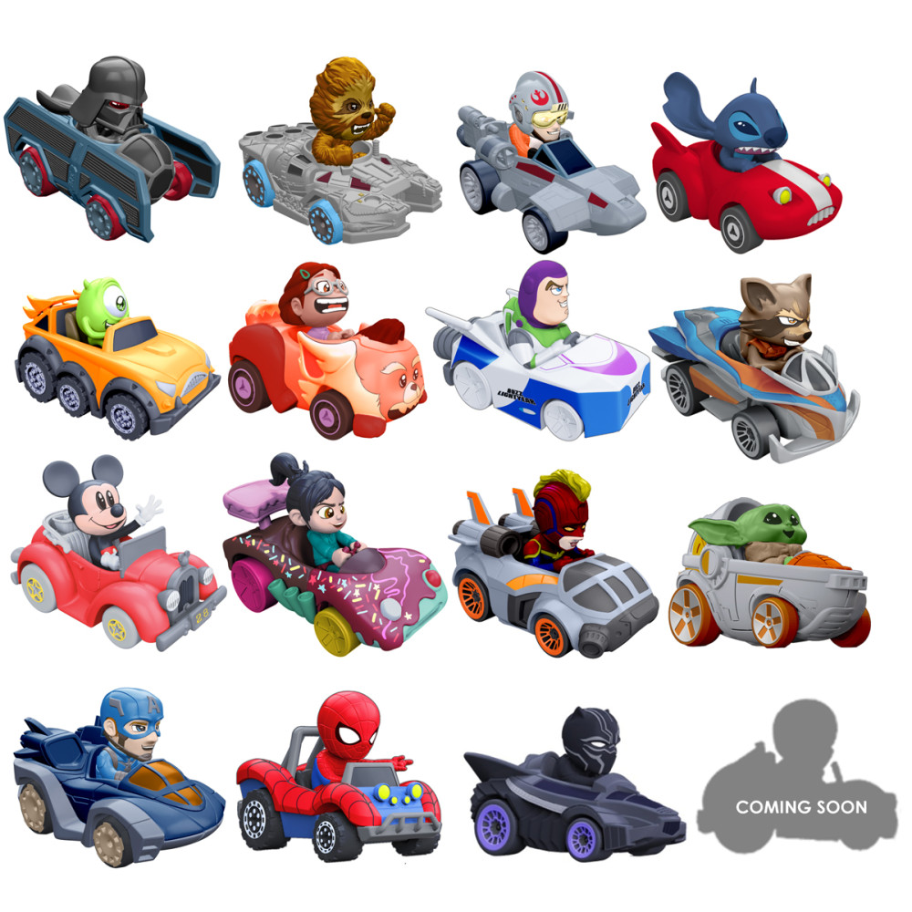 Produktbild för Hot Wheels formgjutna racerbilar sort.