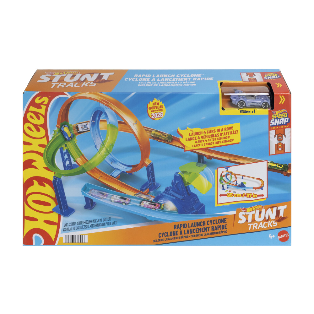 Produktbild för Hot Wheels Stunt Tracks Double Loop Smash