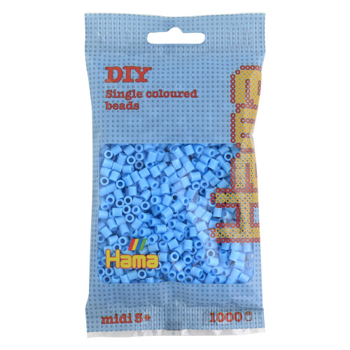 Hama Midi pärlor 1000 stk Pastellblå