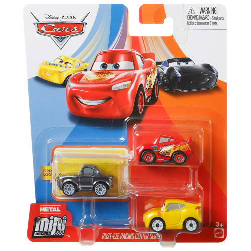 Pixar Cars Cars Miniracers från Disney Pixars Bilar, sortiment i 3-pack