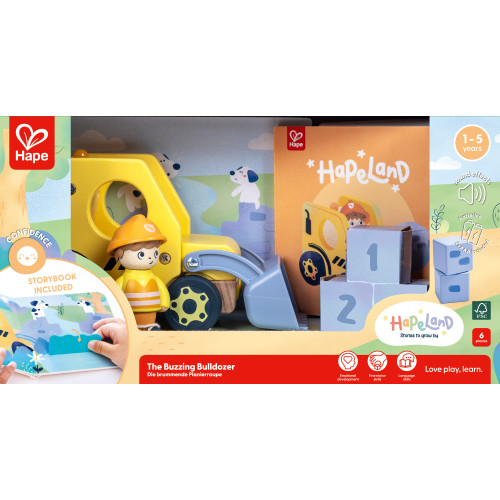 Hape Surrande Bulldozer med Ljud