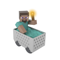 Produktbild för Minecraft RC Steve med Minivagn