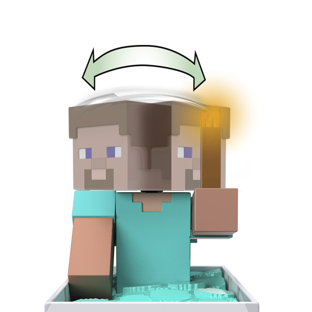 Produktbild för Minecraft RC Steve med Minivagn