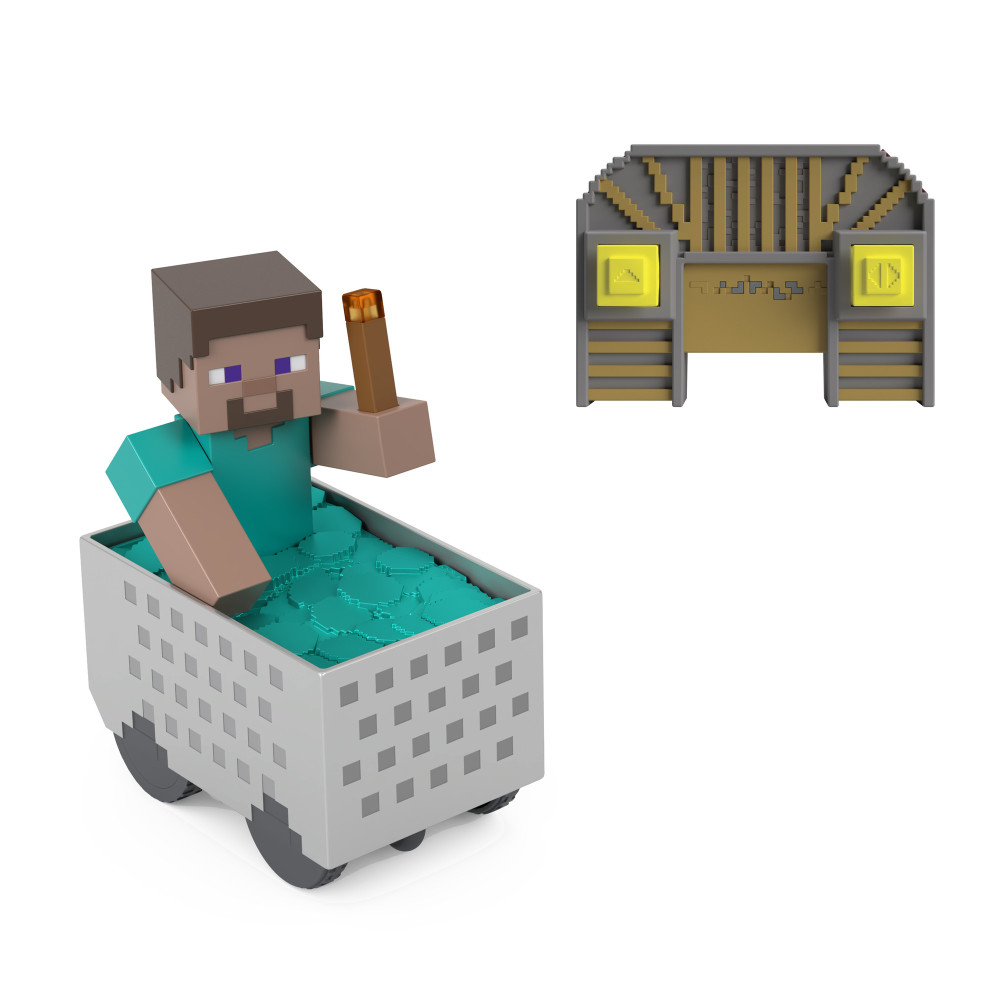 Produktbild för Minecraft RC Steve med Minivagn