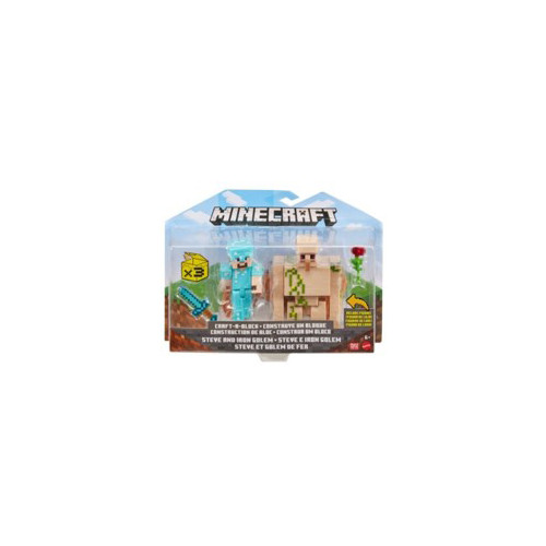 Minecraft Minecraft Craft-A-Block- 2-pack figurer