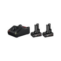 Produktbild för Bosch 12V batteripakke med 2 stk. 6,0 Ah og lader GAL 12V-40