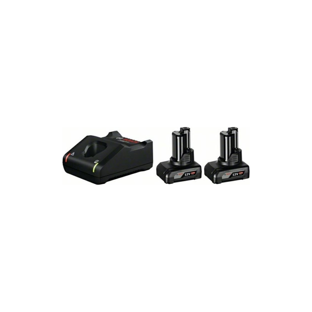 Produktbild för Bosch 12V batteripakke med 2 stk. 6,0 Ah og lader GAL 12V-40