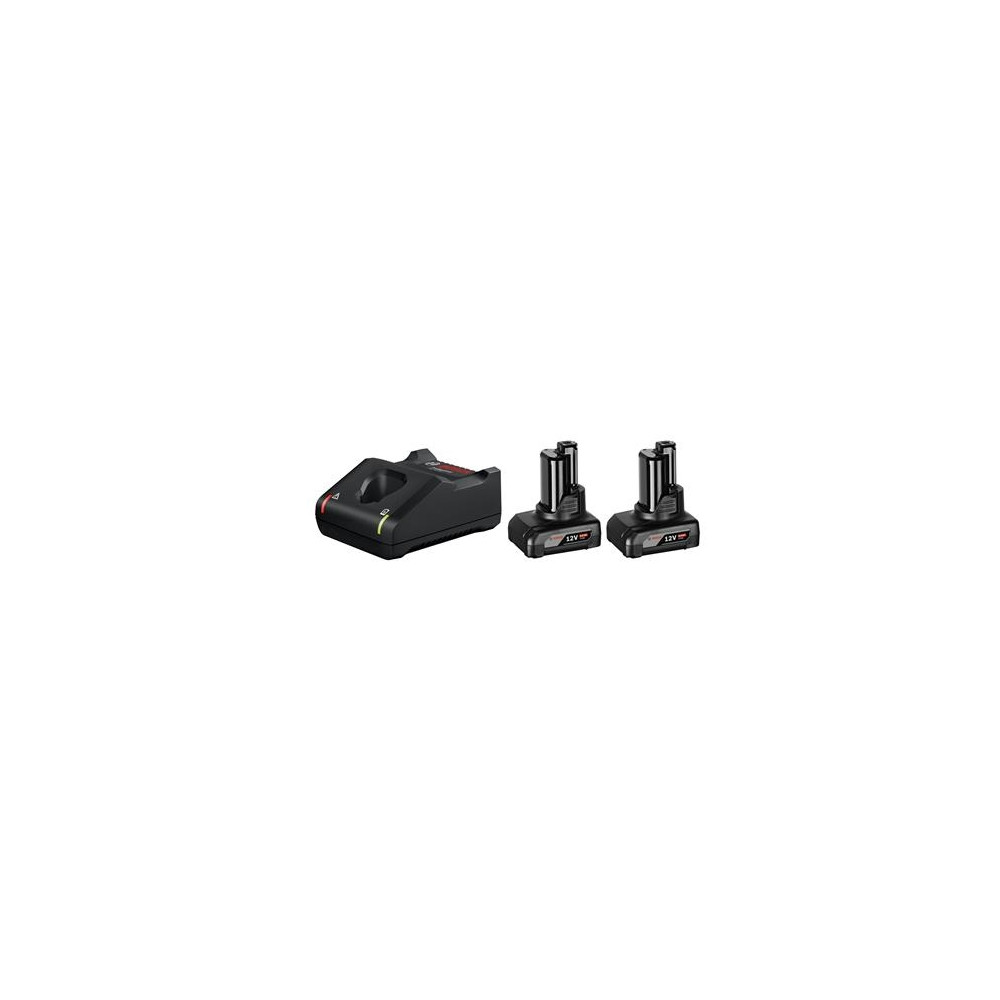 Produktbild för Bosch 12V batteripakke med 2 stk. 6,0 Ah og lader GAL 12V-40