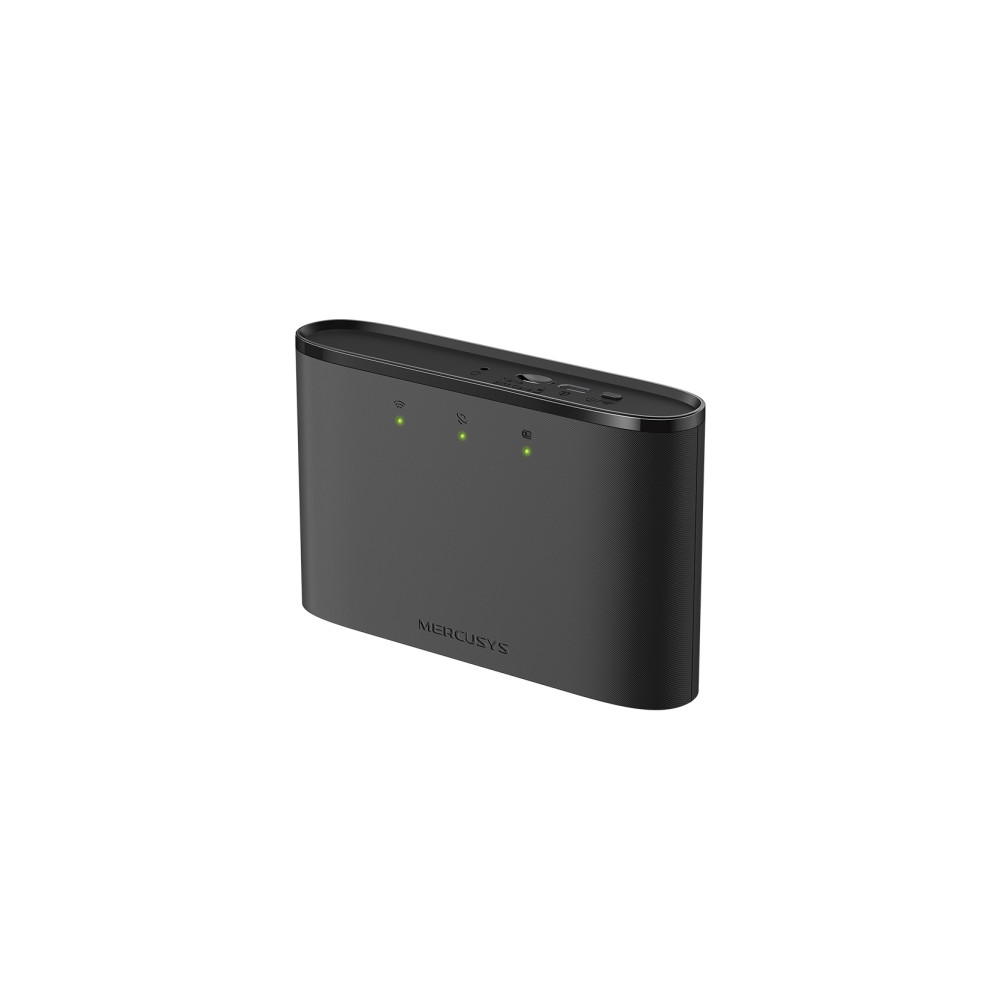 Produktbild för Mercusys MT110, Mobilnät, router, Svart, Batterinivå, Wi-Fi,...