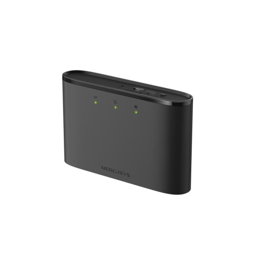Mercusys Mercusys MT110, Mobilnät, router, Svart, Batterinivå, Wi-Fi,...
