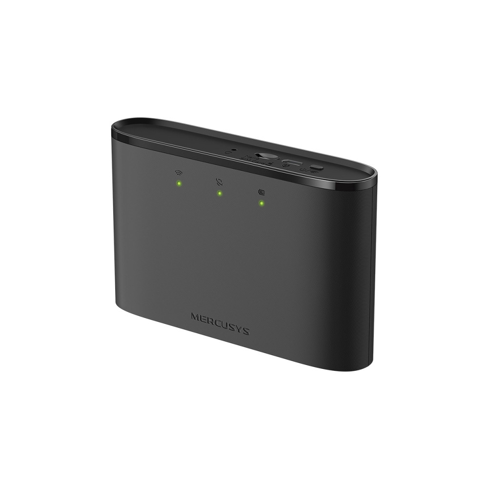 Produktbild för Mercusys MT110, Mobilnät, router, Svart, Batterinivå, Wi-Fi,...