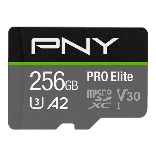 PNY Technologies PNY PRO Elite - flash-minneskort - 256 GB - mikroSDXC UHS-I